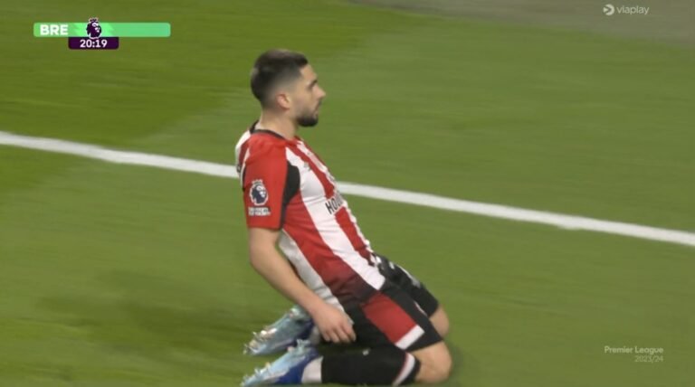 (VIDEO) Brentford kalon në epërsi ndaj City, ky është goli i Maupay